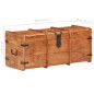 vidaXL Truhe 90x40x40 cm Massivholz Akazie vidaXL Truhe 90x40x40 cm Massivholz Akazie