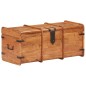 vidaXL Truhe 90x40x40 cm Massivholz Akazie vidaXL Truhe 90x40x40 cm Massivholz Akazie
