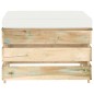 3-tlg. Garten-Lounge-Set mit Kissen Grün Imprägniertes Holz 3-tlg. Garten-Lounge-Set mit Kissen Grün Imprägniertes Holz