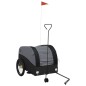 vidaXL Fahrradanhänger Schwarz 45 kg Eisen vidaXL Fahrradanhänger Schwarz 45 kg Eisen