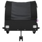vidaXL Fahrradanhänger Schwarz 45 kg Eisen vidaXL Fahrradanhänger Schwarz 45 kg Eisen