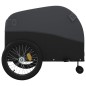 vidaXL Fahrradanhänger Schwarz 45 kg Eisen vidaXL Fahrradanhänger Schwarz 45 kg Eisen