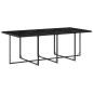 vidaXL 13-tlg. Garten-Essgruppe mit Kissen Schwarz Poly Rattan vidaXL 13-tlg. Garten-Essgruppe mit Kissen Schwarz Poly Rattan