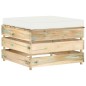 5-tlg. Garten-Lounge-Set mit Kissen Grün Imprägniertes Holz 5-tlg. Garten-Lounge-Set mit Kissen Grün Imprägniertes Holz