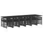 vidaXL 13-tlg. Garten-Essgruppe mit Kissen Schwarz Poly Rattan vidaXL 13-tlg. Garten-Essgruppe mit Kissen Schwarz Poly Rattan