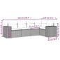 vidaXL 5-tlg. Garten-Sofagarnitur mit Kissen Hellgrau Poly Rattan vidaXL 5-tlg. Garten-Sofagarnitur mit Kissen Hellgrau Poly Rattan
