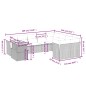 vidaXL 10-tlg. Garten-Sofagarnitur mit Kissen Beige Poly Rattan vidaXL 10-tlg. Garten-Sofagarnitur mit Kissen Beige Poly Rattan