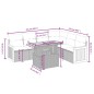 vidaXL 7-tlg. Garten-Sofagarnitur mit Kissen Beige Poly Rattan vidaXL 7-tlg. Garten-Sofagarnitur mit Kissen Beige Poly Rattan