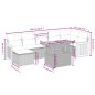 vidaXL 8-tlg. Garten-Sofagarnitur mit Kissen Beige Poly Rattan vidaXL 8-tlg. Garten-Sofagarnitur mit Kissen Beige Poly Rattan