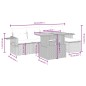 vidaXL 6-tlg. Garten-Sofagarnitur mit Kissen Beige Poly Rattan vidaXL 6-tlg. Garten-Sofagarnitur mit Kissen Beige Poly Rattan