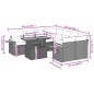 vidaXL 9-tlg. Garten-Sofagarnitur mit Kissen Beige Poly Rattan vidaXL 9-tlg. Garten-Sofagarnitur mit Kissen Beige Poly Rattan