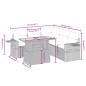 vidaXL 6-tlg. Garten-Sofagarnitur mit Kissen Beige Poly Rattan vidaXL 6-tlg. Garten-Sofagarnitur mit Kissen Beige Poly Rattan