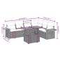vidaXL 7-tlg. Garten-Sofagarnitur mit Kissen Beige Poly Rattan vidaXL 7-tlg. Garten-Sofagarnitur mit Kissen Beige Poly Rattan