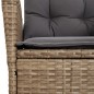 vidaXL 5-tlg. Garten-Essgruppe mit Kissen Beige Poly Rattan vidaXL 5-tlg. Garten-Essgruppe mit Kissen Beige Poly Rattan