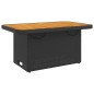 vidaXL 4-tlg. Garten-Essgruppe mit Kissen Schwarz Poly Rattan vidaXL 4-tlg. Garten-Essgruppe mit Kissen Schwarz Poly Rattan