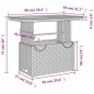 vidaXL 4-tlg. Garten-Essgruppe mit Kissen Schwarz Poly Rattan vidaXL 4-tlg. Garten-Essgruppe mit Kissen Schwarz Poly Rattan