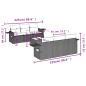 vidaXL 7-tlg. Garten-Sofagarnitur mit Kissen Hellgrau Poly Rattan vidaXL 7-tlg. Garten-Sofagarnitur mit Kissen Hellgrau Poly Rattan