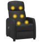 vidaXL Massagesessel Elektrisch Schwarz Kunstleder vidaXL Massagesessel Elektrisch Schwarz Kunstleder