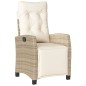 vidaXL 5-tlg. Garten-Essgruppe mit Kissen Beige Poly Rattan vidaXL 5-tlg. Garten-Essgruppe mit Kissen Beige Poly Rattan