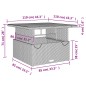vidaXL 5-tlg. Garten-Essgruppe mit Kissen Beige Poly Rattan vidaXL 5-tlg. Garten-Essgruppe mit Kissen Beige Poly Rattan