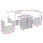 vidaXL 7-tlg. Garten-Sofagarnitur mit Kissen Beige Poly Rattan vidaXL 7-tlg. Garten-Sofagarnitur mit Kissen Beige Poly Rattan