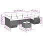vidaXL 8-tlg. Garten-Sofagarnitur mit Kissen Hellgrau Poly Rattan vidaXL 8-tlg. Garten-Sofagarnitur mit Kissen Hellgrau Poly Rattan