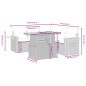 vidaXL 6-tlg. Garten-Sofagarnitur mit Kissen Beige Poly Rattan vidaXL 6-tlg. Garten-Sofagarnitur mit Kissen Beige Poly Rattan