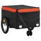 vidaXL Fahrradanhänger Schwarz und Orange 45 kg Eisen vidaXL Fahrradanhänger Schwarz und Orange 45 kg Eisen