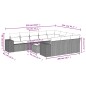 vidaXL 11-tlg. Garten-Sofagarnitur mit Kissen Hellgrau Poly Rattan vidaXL 11-tlg. Garten-Sofagarnitur mit Kissen Hellgrau Poly Rattan