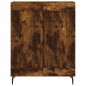 Highboard Räuchereiche 69,5x34x180 cm Holzwerkstoff Highboard Räuchereiche 69,5x34x180 cm Holzwerkstoff