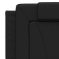 vidaXL Bettgestell mit LED Schwarz 160x200 cm Kunstleder vidaXL Bettgestell mit LED Schwarz 160x200 cm Kunstleder