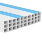 vidaXL Installationsrohre Selbstklebend 60x60 mm 30 m PVC vidaXL Installationsrohre Selbstklebend 60x60 mm 30 m PVC