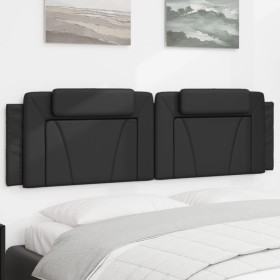 vidaXL Kopfteil-Kissen Schwarz 180 cm Kunstleder