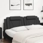 vidaXL Kopfteil-Kissen Schwarz 180 cm Kunstleder vidaXL Kopfteil-Kissen Schwarz 180 cm Kunstleder