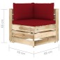 vidaXL 7-tlg. Garten-Lounge-Set mit Kissen Grün Imprägniertes Holz vidaXL 7-tlg. Garten-Lounge-Set mit Kissen Grün Imprägniertes Holz