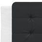 vidaXL Bettgestell mit LED Weiß und Schwarz 90x190 cm Kunstleder vidaXL Bettgestell mit LED Weiß und Schwarz 90x190 cm Kunstleder