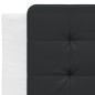 vidaXL Bettgestell mit LED Weiß und Schwarz 90x200 cm Kunstleder vidaXL Bettgestell mit LED Weiß und Schwarz 90x200 cm Kunstleder