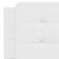 vidaXL Kopfteil-Kissen Weiß 160 cm Kunstleder