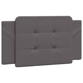 vidaXL Kopfteil-Kissen Grau 100 cm Kunstleder