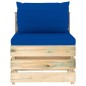 9-tlg. Garten-Lounge-Set mit Kissen Grün Imprägniertes Holz 9-tlg. Garten-Lounge-Set mit Kissen Grün Imprägniertes Holz
