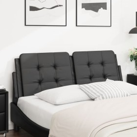 vidaXL Kopfteil-Kissen Schwarz 120 cm Kunstleder