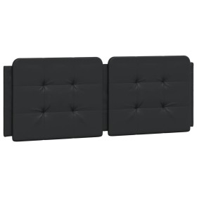 vidaXL Kopfteil-Kissen Schwarz 120 cm Kunstleder