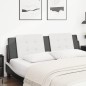 vidaXL Kopfteil-Kissen Weiß und Schwarz 180 cm Kunstleder vidaXL Kopfteil-Kissen Weiß und Schwarz 180 cm Kunstleder