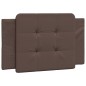 vidaXL Bettgestell mit Kopfteil Braun 100x200 cm Kunstleder vidaXL Bettgestell mit Kopfteil Braun 100x200 cm Kunstleder