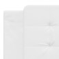vidaXL Bettgestell mit Kopfteil Weiß 180x200 cm Kunstleder vidaXL Bettgestell mit Kopfteil Weiß 180x200 cm Kunstleder