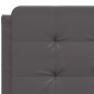 vidaXL Bett mit Matratze Grau 120x200 cm Kunstleder vidaXL Bett mit Matratze Grau 120x200 cm Kunstleder