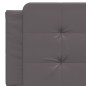 vidaXL Bett mit Matratze Grau 160x200 cm Kunstleder vidaXL Bett mit Matratze Grau 160x200 cm Kunstleder