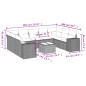 vidaXL 10-tlg. Garten-Sofagarnitur mit Kissen Hellgrau Poly Rattan vidaXL 10-tlg. Garten-Sofagarnitur mit Kissen Hellgrau Poly Rattan