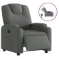 vidaXL Relaxsessel Elektrisch Dunkelgrau Stoff vidaXL Relaxsessel Elektrisch Dunkelgrau Stoff