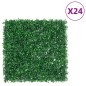vidaXL Kunsthecken 24 Stk. Grün 50x50 cm vidaXL Kunsthecken 24 Stk. Grün 50x50 cm